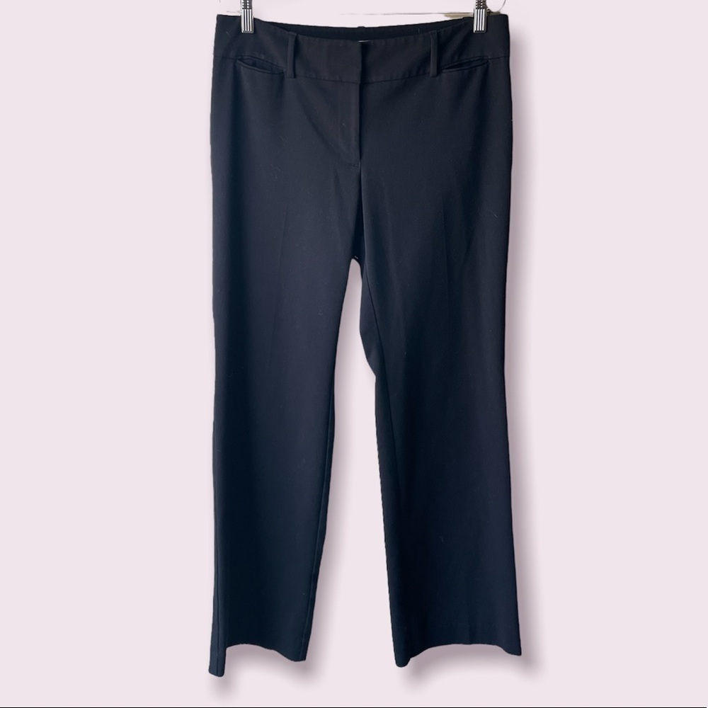 Ann Taylor Loft Black Straight Leg Trousers